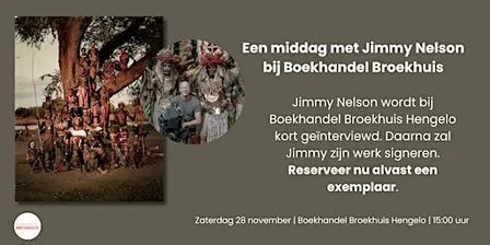 Interview en booksigning met Jimmy Nelson
