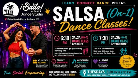 Beginner Salsa Dance Class | No Partner Needed | Baila Albany