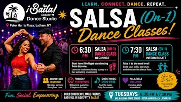 Beginner Salsa Dance Class | No Partner Needed | Baila Albany
