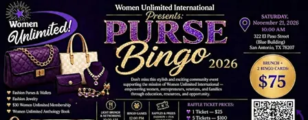 Women Unlimited Presents our 1st Inaugural Purse Bingo & Auction