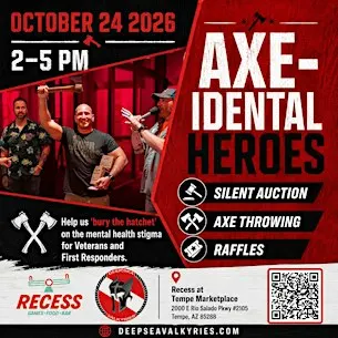 AXE-IDENTAL HEROES AXE-THROWING TOURNAMENT AND FUNDRAISER