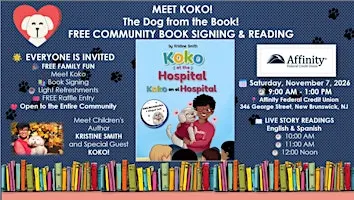 Book Signing & Reading, Meet Koko!  Free Community Event - Story Reading
