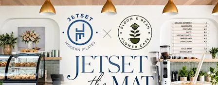 JETSET on the MAT X BLOOM AND BEAN