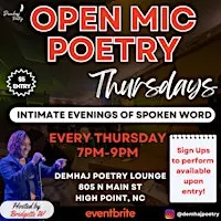 Open Mic Poetry Thursdays