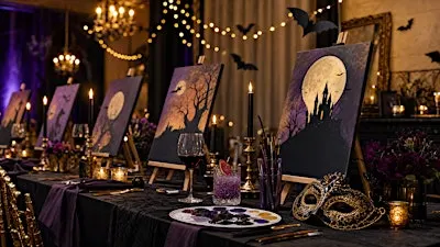 Hallo-Day Fair: After Dark - Halloween Paint, Sip & Wine Tasting (21+)