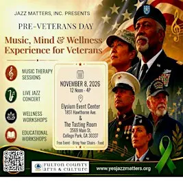 Pre-Veterans Day Music, Mind & Wellness Experience for Veterans