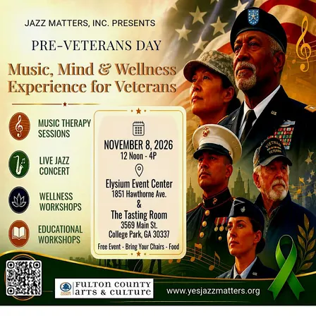 Pre-Veterans Day Music, Mind & Wellness Experience for Veterans