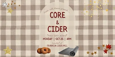 Core & Cider - Monday, Oct 26