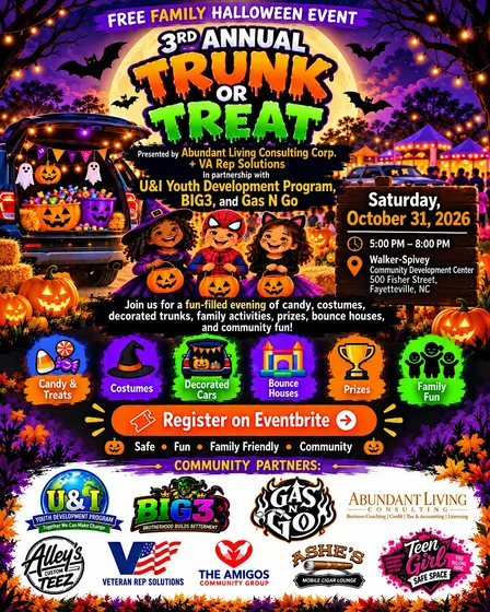3rd Annual Trunk or Treat 2026 | FREE Family Halloween Event