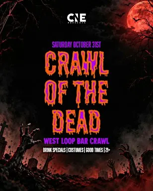 Crawl of the Dead Chicago Saturday Halloween Bar Crawl | West Loop
