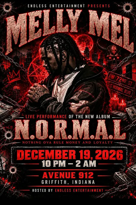 MELLY MEL LIVE- N.O.R.M.A.L. LIVE PERFORMANCE