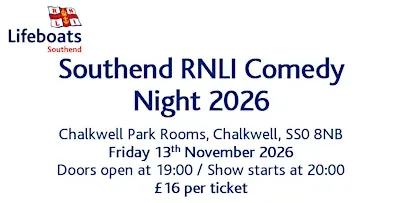 Southend RNLI Comedy Night 2026