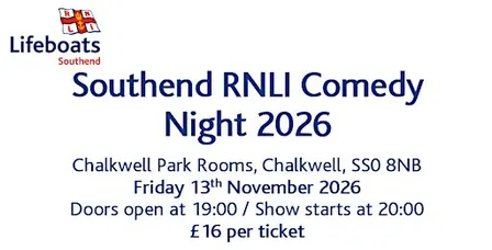 Southend RNLI Comedy Night 2026