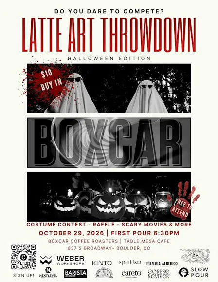 Halloween Latte Art Throwdown