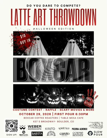 Halloween Latte Art Throwdown