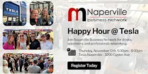 Naperville Business Network Event @ Tesla Naperville (November 12th)