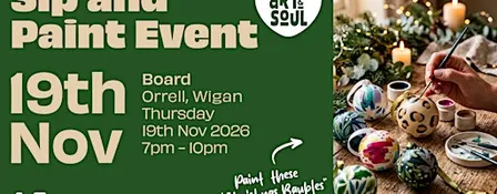 Sip and Paint Event at Board, Orrell, Wigan