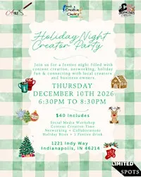 Holiday Night Creator Party ✨