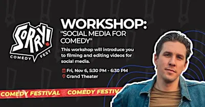 Social Media for Comedy w/ Max Sheldrick