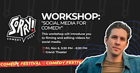 Social Media for Comedy w/ Max Sheldrick