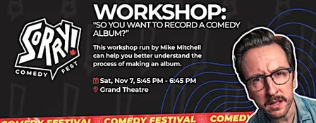 So You Want To Record a Comedy Album? w/ Mike Mitchell