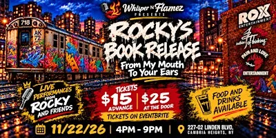 Rocky’s Book Release