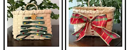 HANDWOVEN HOLIDAY WALL BASKET
