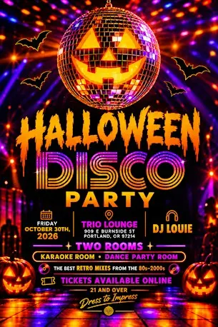 HALLOWEEN RETRO PARTY