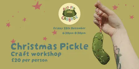 Christmas Pickle Craft Workshop