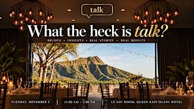 What the heck is talk?