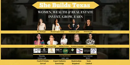She Builds Texas: Women, Wealth & Real Estate