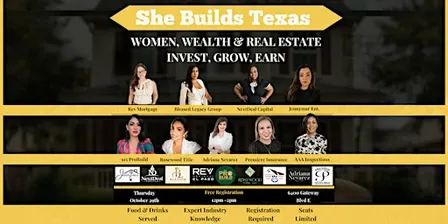 She Builds Texas: Women, Wealth & Real Estate