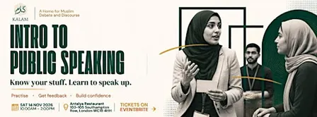 Kalam Workshop: Introduction to Public Speaking