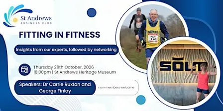 Networking and Guest Speakers - 'Fitting in Fitness'