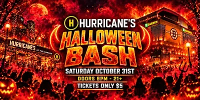HALLOWEEN BASH at HURRICANE'S - TD Garden Boston - Costume Party