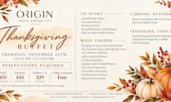 Origin Hotel Thanksgiving Buffet