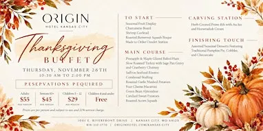 Origin Hotel Thanksgiving Buffet