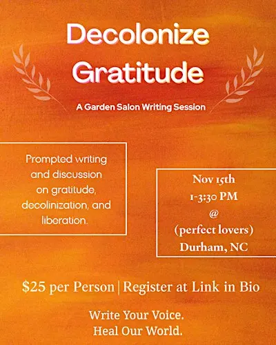 Decolonize Gratitude