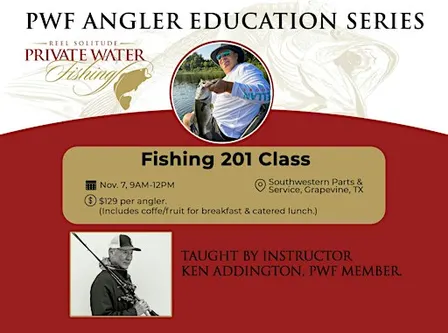 Fishing 201 Class in Grapevine, TX