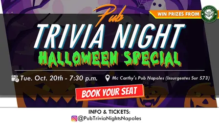 Pub Trivia Night - Halloween Special! (Napoles)
