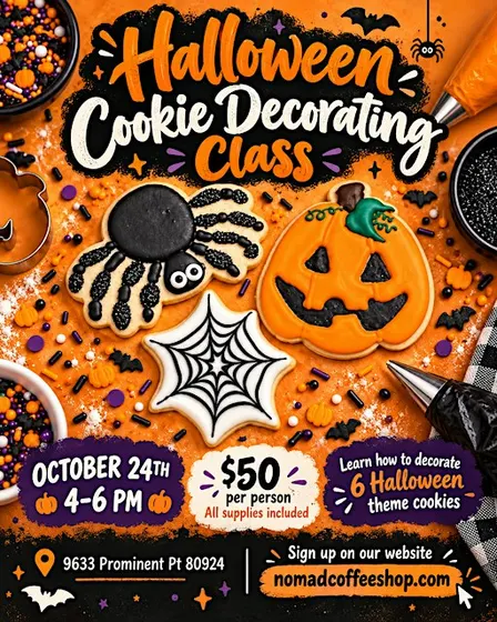 Halloween Cookie Decorating Class