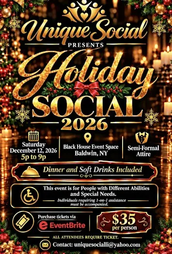 Unique Social Presents Holiday Social 2026
