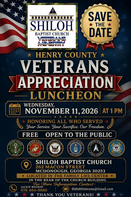 HENRY COUNTY VETERANS APPRECIATION LUNCHEON 2026