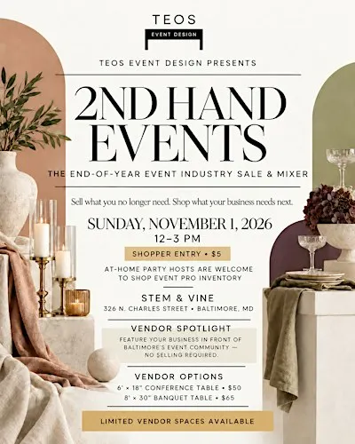 2nd Hand Events: Event Planner Resale Marketplace