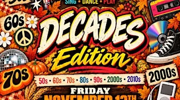 Decades Edition Music Bingo Night @ Centro Cali Brewing