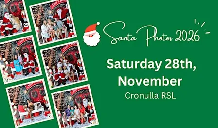 2026 SANTA PHOTOS - CRONULLA RSL (November 28th)