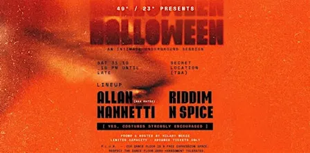 49º / 23º Presents Halloween - An intimate underground session