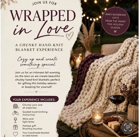 Wrapped in Love : blanket workshop