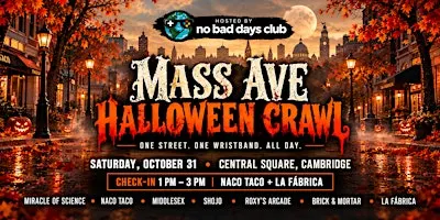 Official Cambridge Halloween Bar Crawl