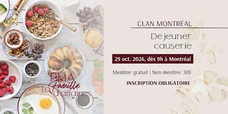 Déjeuner causerie - Clan Montréal